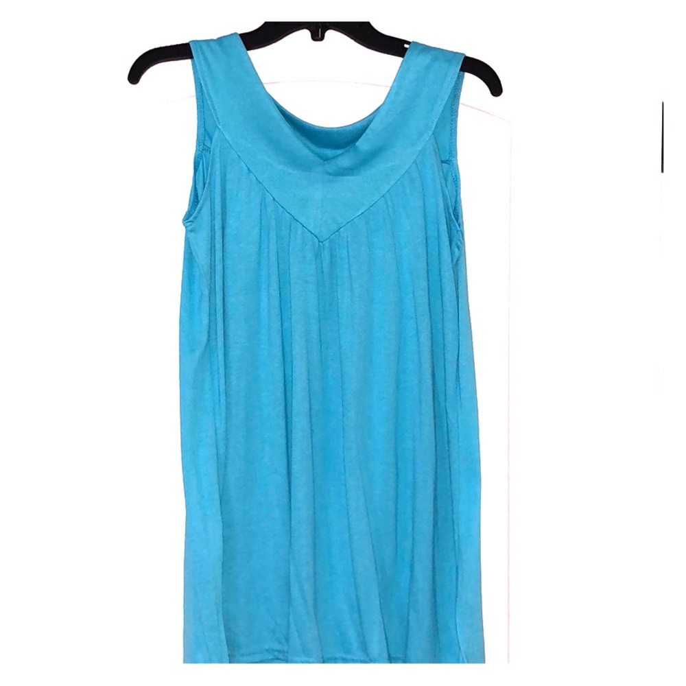 Blue Boutique Style Tank Never worn